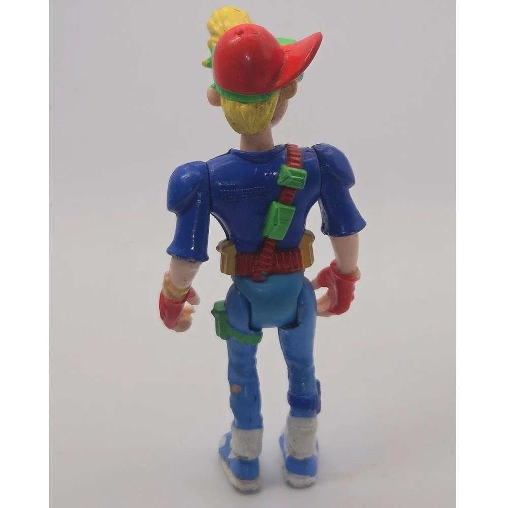 Burger King Action Figure Blue Fair Cond. 1990 Kid Vid Kids Club Toy